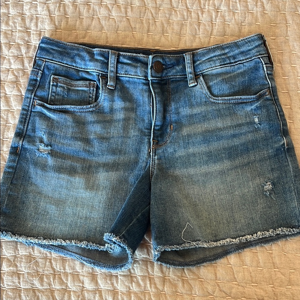 Gap Kids Denim Midi Shorts - size 14